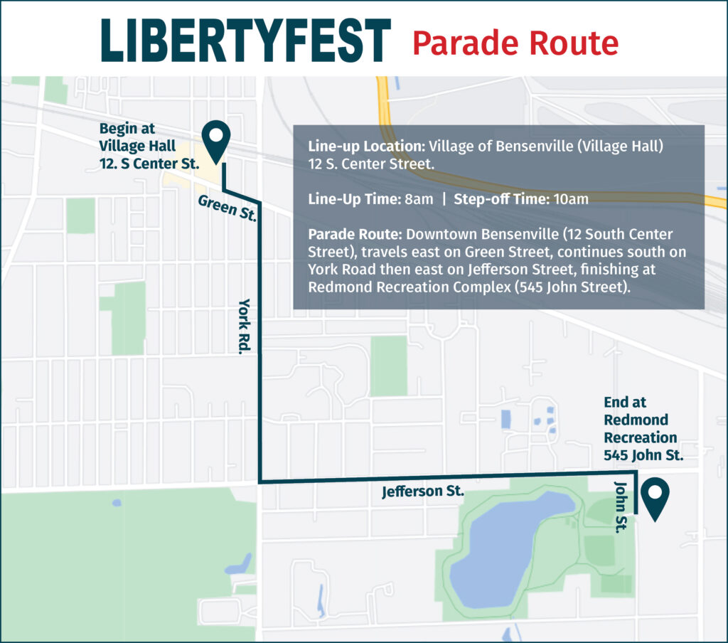 LibertyFest Parade Route